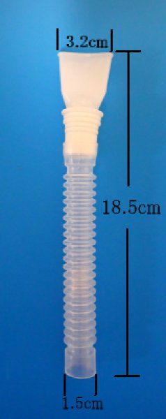 画像3: 蛇腹管+マウスピース(2個/1セット)(乳児専用ポケットマスク付属品) (3)