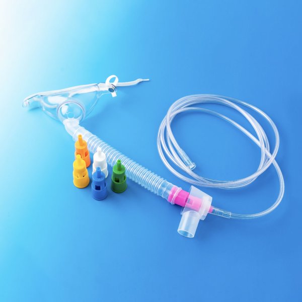 画像2: 気管切開マスク（ダイリュータ、2m酸素チューブ付き）（トラキマスク）(1個/1セット) (2)